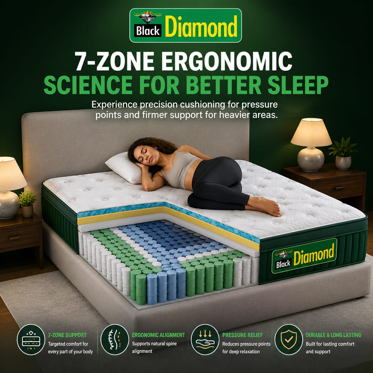 Black Diamond mattress photo 16